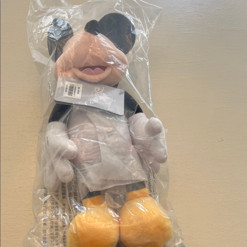 Disney Mickey Mouse Plush with Black and Yellow